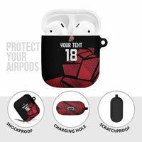 England Rugby Custom AirPods Case Red Roses Go Champion - Wonder Print Shop