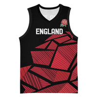 England Rugby Custom Basketball Jersey Red Roses Go Champion - Wonder Print Shop