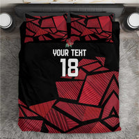 England Rugby Custom Bedding Set Red Roses Go Champion - Wonder Print Shop