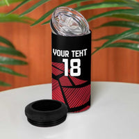 England Rugby Custom 4 in 1 Can Cooler Tumbler Red Roses Go Champion - Wonder Print Shop