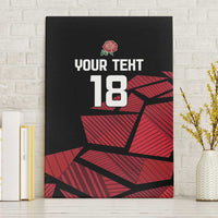 England Rugby Custom Canvas Wall Art Red Roses Go Champion - Wonder Print Shop