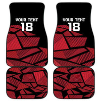 England Rugby Custom Car Mats Red Roses Go Champion - Wonder Print Shop