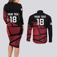 England Rugby Custom Couples Matching Long Sleeve Bodycon Dress and Long Sleeve Button Shirt Red Roses Go Champion - Wonder Print Shop