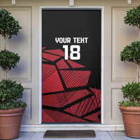 England Rugby Custom Door Cover Red Roses Go Champion - Wonder Print Shop