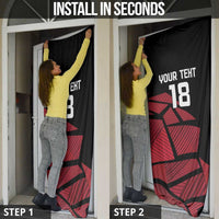 England Rugby Custom Door Cover Red Roses Go Champion - Wonder Print Shop