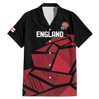 England Rugby Custom Family Matching Mermaid Dress and Hawaiian Shirt Red Roses Go Champion - Wonder Print Shop