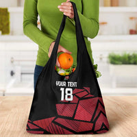 England Rugby Custom Grocery Bag Red Roses Go Champion - Wonder Print Shop