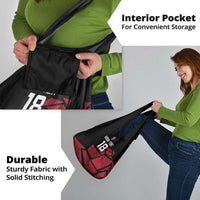 England Rugby Custom Grocery Bag Red Roses Go Champion - Wonder Print Shop