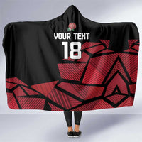England Rugby Custom Hooded Blanket Red Roses Go Champion - Wonder Print Shop