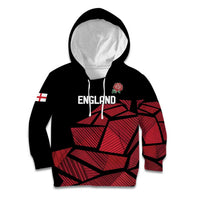 England Rugby Custom Kid Hoodie Red Roses Go Champion - Wonder Print Shop