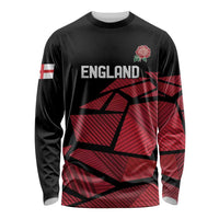 England Rugby Custom Long Sleeve Shirt Red Roses Go Champion - Wonder Print Shop