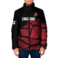 England Rugby Custom Padded Jacket Red Roses Go Champion - Wonder Print Shop