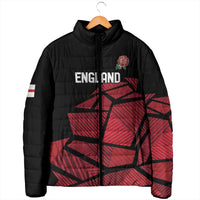 England Rugby Custom Padded Jacket Red Roses Go Champion - Wonder Print Shop