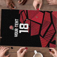 England Rugby Custom Puzzle Red Roses Go Champion - Wonder Print Shop