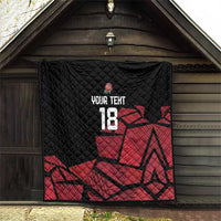 England Rugby Custom Quilt Red Roses Go Champion - Wonder Print Shop