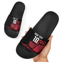 England Rugby Custom Slide Sandals Red Roses Go Champion - Wonder Print Shop