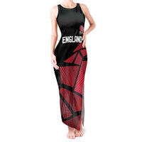 England Rugby Custom Tank Maxi Dress Red Roses Go Champion - Wonder Print Shop