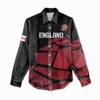 England Rugby Custom Women Casual Shirt Red Roses Go Champion - Wonder Print Shop