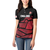 England Rugby Custom Women Polo Shirt Red Roses Go Champion - Wonder Print Shop