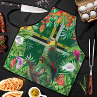 Dominica Sisserou Parrot Apron Tropical Flower Flag Style - Wonder Print Shop