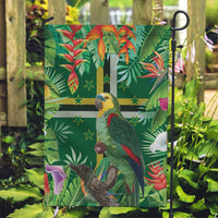 Dominica Sisserou Parrot Garden Flag Tropical Flower Flag Style - Wonder Print Shop