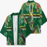 Dominica Sisserou Parrot Kimono Tropical Flower Flag Style - Wonder Print Shop