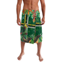 Dominica Sisserou Parrot Lavalava Tropical Flower Flag Style - Wonder Print Shop