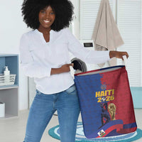 Afro-Haitians Football Laundry Basket Les Grenadiers 2026 World Football - Wonder Print Shop