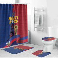 Afro-Haitians Football Bathroom Set Les Grenadiers 2026 World Football - Wonder Print Shop
