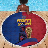 Afro-Haitians Football Beach Blanket Les Grenadiers 2026 World Football - Wonder Print Shop