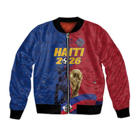 Custom Afro-Haitians Football Bomber Jacket Les Grenadiers 2026 World Football - Wonder Print Shop