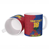 Custom Afro-Haitians Football Ceramic Mug Les Grenadiers 2026 World Football - Wonder Print Shop