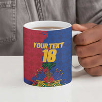 Custom Afro-Haitians Football Ceramic Mug Les Grenadiers 2026 World Football - Wonder Print Shop