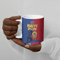 Custom Afro-Haitians Football Ceramic Mug Les Grenadiers 2026 World Football - Wonder Print Shop