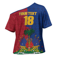 Custom Afro-Haitians Football Cross Shoulder Shirt Les Grenadiers 2026 World Football - Wonder Print Shop