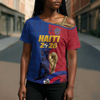 Custom Afro-Haitians Football Cross Shoulder Shirt Les Grenadiers 2026 World Football - Wonder Print Shop