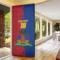 Custom Afro-Haitians Football Door Cover Les Grenadiers 2026 World Football - Wonder Print Shop
