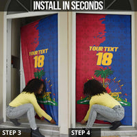 Custom Afro-Haitians Football Door Cover Les Grenadiers 2026 World Football - Wonder Print Shop