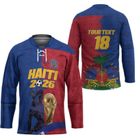 Custom Afro-Haitians Football Hockey Jersey Les Grenadiers 2026 World Football - Wonder Print Shop
