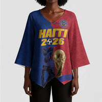 Custom Afro-Haitians Football Kimono Sleeve Blouse Les Grenadiers 2026 World Football - Wonder Print Shop