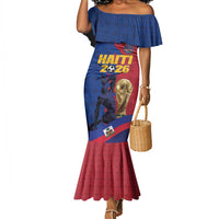 Custom Afro-Haitians Football Mermaid Dress Les Grenadiers 2026 World Football - Wonder Print Shop