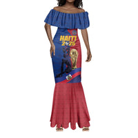 Custom Afro-Haitians Football Mermaid Dress Les Grenadiers 2026 World Football - Wonder Print Shop