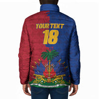 Custom Afro-Haitians Football Padded Jacket Les Grenadiers 2026 World Football - Wonder Print Shop