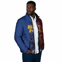 Custom Afro-Haitians Football Padded Jacket Les Grenadiers 2026 World Football - Wonder Print Shop