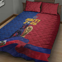 Afro-Haitians Football Quilt Bed Set Les Grenadiers 2026 World Football - Wonder Print Shop
