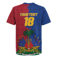 Custom Afro-Haitians Football Rugby Jersey Les Grenadiers 2026 World Football - Wonder Print Shop