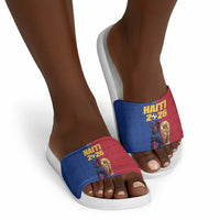Afro-Haitians Football Slide Sandals Les Grenadiers 2026 World Football - Wonder Print Shop