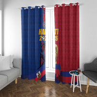 Afro-Haitians Football Window Curtain Les Grenadiers 2026 World Football - Wonder Print Shop