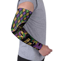 Mardi Gras 504 Nola New Orleans Arm Sleeves Mask Up Beads Out - Wonder Print Shop