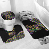 Mardi Gras 504 Nola New Orleans Bathroom Set Mask Up Beads Out - Wonder Print Shop